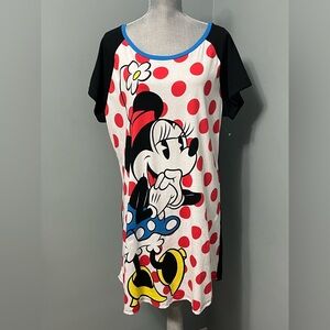 DISNEY Minnie Mouse Sleepware sleep dress pajamas nighty women’s size 2X - 3X